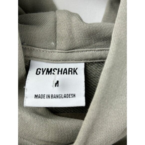 GYMSHARK Men’s Size Medium Rest Day Essential Hoodie Light Green - Picture 3 of 13